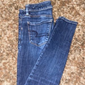 American eagle super high rise jeggings